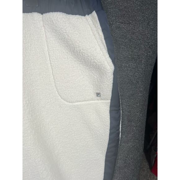 Fila Faux Sherpa Pants Womens Size 4X Ivory Super Soft Curve Collection - Picture 8 of 11